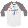 happy father's day 3/4 Sleeve Shirt