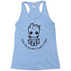 baby groot Racerback Tank