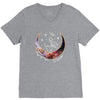 Space Skeleton V-Neck Tee