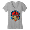 music boy Women's V-Neck T-Shirt