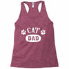 cat dad Racerback Tank