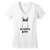 No Drama Llama Women's V-Neck T-Shirt