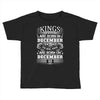 Real Kings Are Born On December 10 Toddler T-shirt
