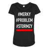 stormzy #merky Maternity Scoop Neck T-shirt