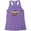zombies love you, ideal birthday gift or present Racerback Tank