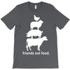 friends not food white T-Shirt