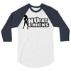 no fat chicks 3/4 Sleeve Shirt