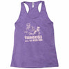 frankensolo meets the wook man Racerback Tank