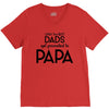 Only the Best Dads get Promoted to Papa V-Neck Tee