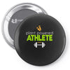plant powered athlete Pin-back button