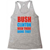 bush clinton large Racerback Tank