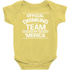 official drinking team 'merica Baby Onesie