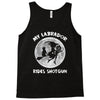 halloween my labrador rides shotgun Tank Top