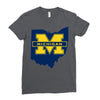 ohio for michigan Ladies Fitted T-Shirt