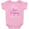 I Love My Trucker To The Moon And Back To Infinity And Beyond Forever Baby Bodysuit