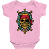 pirate bones skull Baby Bodysuit
