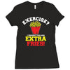 exercise Ladies Fitted T-Shirt