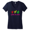 love is love Women's V-Neck T-Shirt