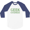 geek goddess kelly green 3/4 Sleeve Shirt