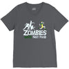 zombies hate fast food V-Neck Tee