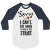 sorry i can't the angel of music is very strict 3/4 Sleeve Shirt