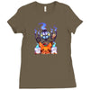 ghostly halloween Ladies Fitted T-Shirt