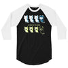 kitten of death 3/4 Sleeve Shirt