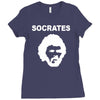 socrates brazil 70s football world cup legend retro Ladies Fitted T-Shirt