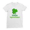 little leprechaun Ladies Fitted T-Shirt
