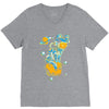 space cat V-Neck Tee