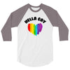 Hella Gay 3/4 Sleeve Shirt