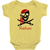 personalized pirate Baby Onesie