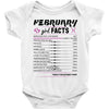 February Girl Facts Pisces Baby Onesie