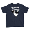 5 Percent Unicorn 95 Percent Ninja Youth Tee