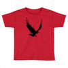 black raven with red eye Toddler T-shirt