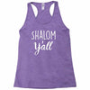 shalom y'all Racerback Tank