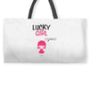 Lucky Girl (Lucky Girl - Lucky Guy Couples Design) Weekender Totes