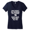 bears kill you Women's V-Neck T-Shirt