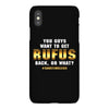 You Guys Want to Get Rufus Back or What iPhoneX