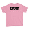 boobies make me smile (2) Youth Tee