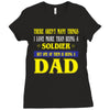 soldier dad Ladies Fitted T-Shirt
