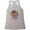loup de cartoon Racerback Tank