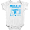 r2 d2 droid vintage star wars Baby Onesie