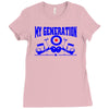 sixties homage Ladies Fitted T-Shirt