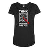 think outside the box Maternity Scoop Neck T-shirt