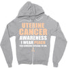 Uterine Cancer Awareness I Wear Peach For Some Special To Me Zipper Hoodie