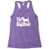 the dogfather beagle white Racerback Tank