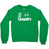 el compadre   the godfather in spanish espanol movie symbol mexcian te Crewneck Sweatshirt