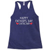 Happy Father's Day I Love Daddy Onesie-Father's Day Racerback Tank