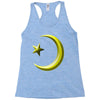 gay pride star and crescent Racerback Tank